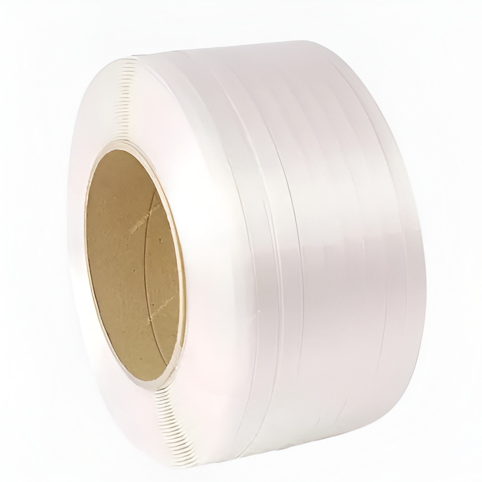 Composite and PET strapping collected from shipping containers for recycling at Ecocleaner's Dubai facility